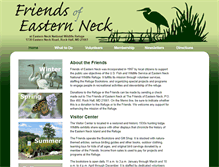 Tablet Screenshot of friendsofeasternneck.org